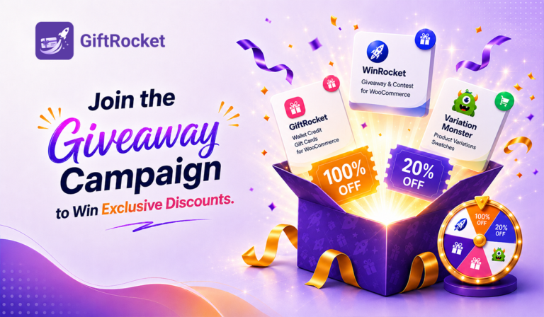 Get More Than Discounts From Our Giveaway Campaign!